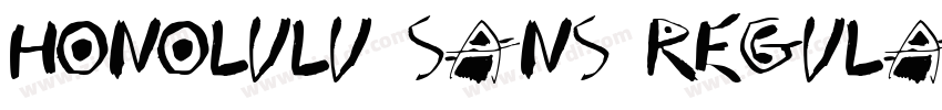 Honolulu Sans Regula字体转换